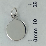 Round Dog Tag #P 7364